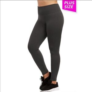 Plus Size High Waisted Fleece Lined Leggings